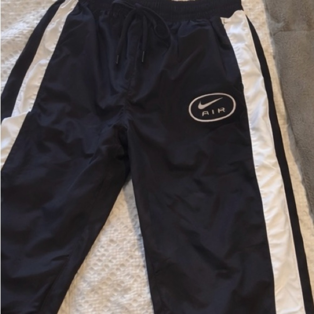 Nike Black and White Air Joggers